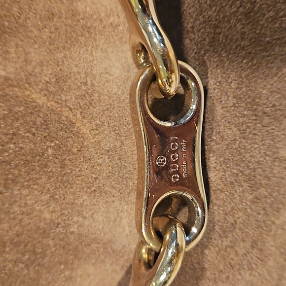 Gucci 85th Anniversary Suede Shoulder Bag - Picture 4 of 5